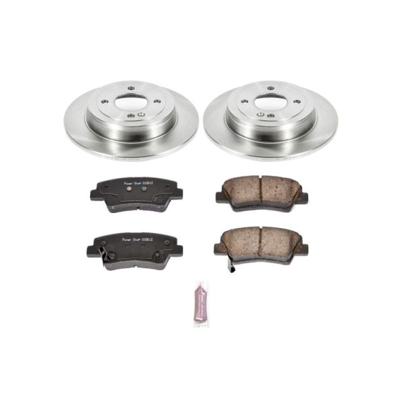 Power Stop 12-18 Hyundai Accent Rear Autospecialty Brake Kit-Brake Kits - OE-Grocery Getter Performance