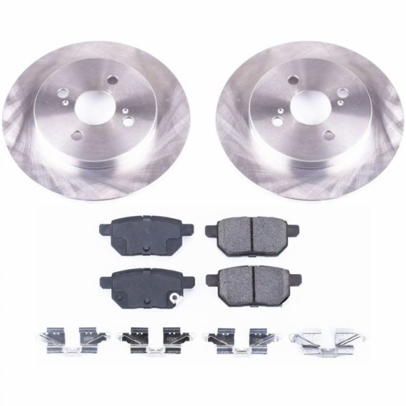 Power Stop 12-18 Toyota Yaris Rear Autospecialty Brake Kit-Brake Kits - OE-Grocery Getter Performance