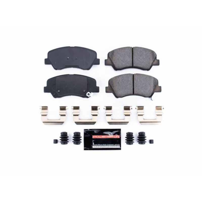 Power Stop 12-19 Hyundai Accent Front Z23 Evolution Sport Brake Pads w/Hardware-Brake Pads - Performance-Grocery Getter Performance