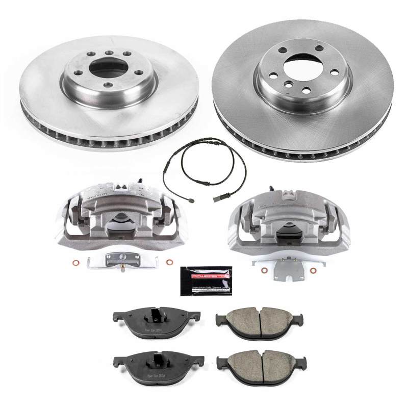 Power Stop 13-15 BMW ActiveHybrid 7 Front Autospecialty Kit w/Cals-Brake Kits - OE-Grocery Getter Performance