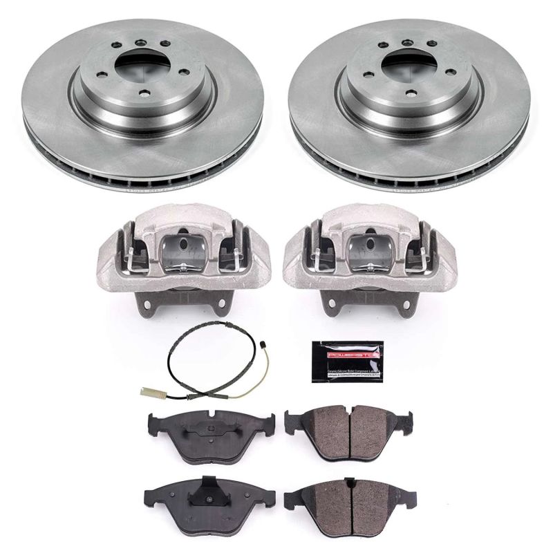 Power Stop 13-15 BMW X1 Front Autospecialty Kit w/Cals-Brake Calipers - OE-Grocery Getter Performance