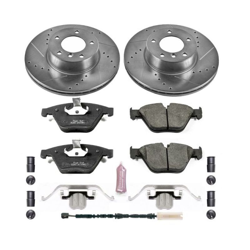 Power Stop 13-15 BMW X1 Front Z23 Evolution Sport Brake Kit-Brake Kits - Performance D&S-Grocery Getter Performance
