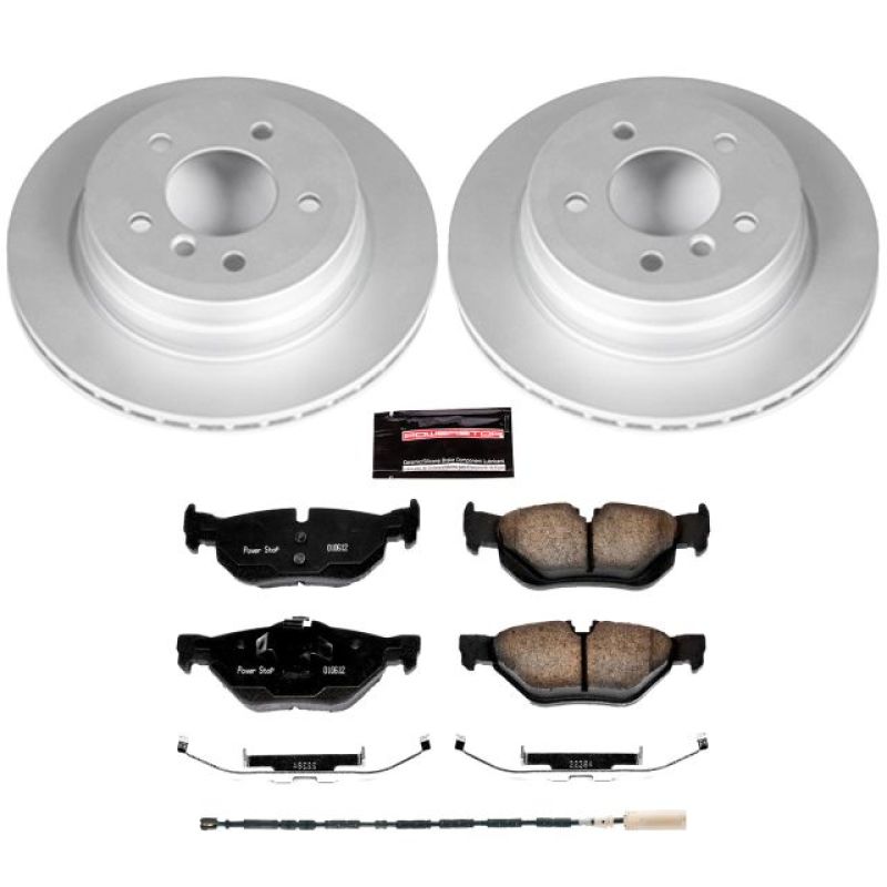 Power Stop 13-15 BMW X1 Rear Z23 Evolution Sport Coated Brake Kit-Brake Kits - Performance D&S-Grocery Getter Performance