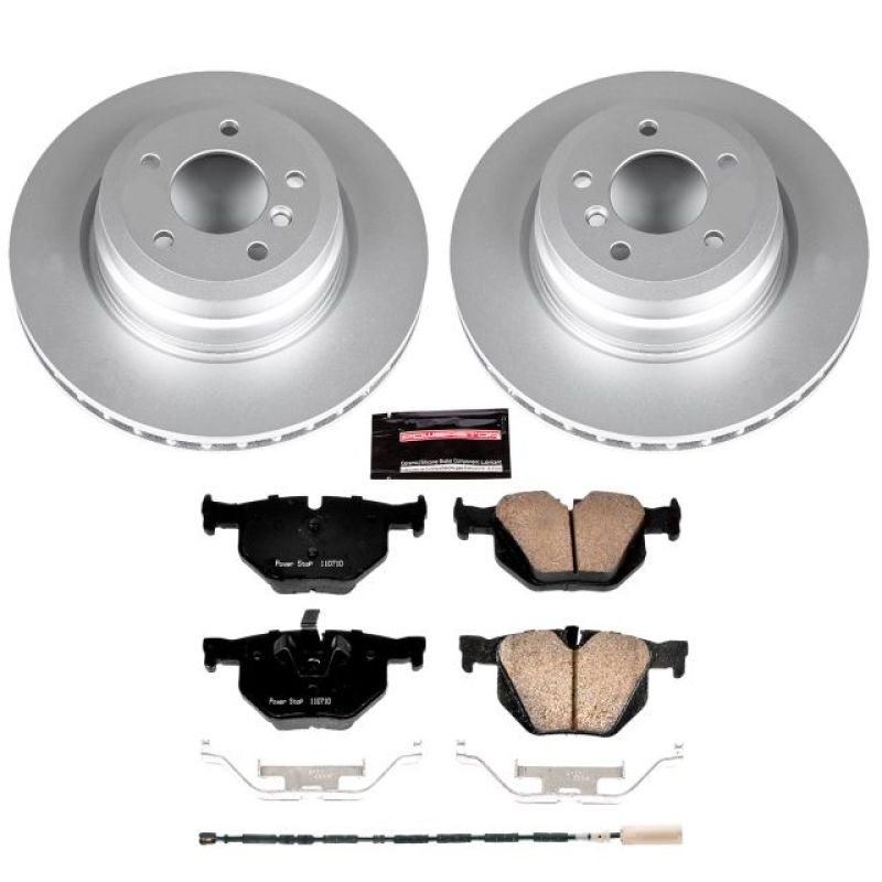Power Stop 13-15 BMW X1 Rear Z23 Evolution Sport Coated Brake Kit-Brake Kits - Performance D&S-Grocery Getter Performance