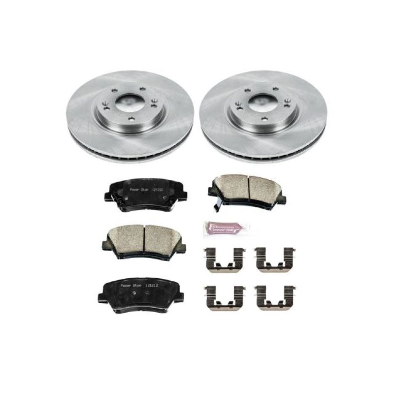 Power Stop 13-15 Hyundai Veloster Front Autospecialty Brake Kit-Brake Kits - OE-Grocery Getter Performance