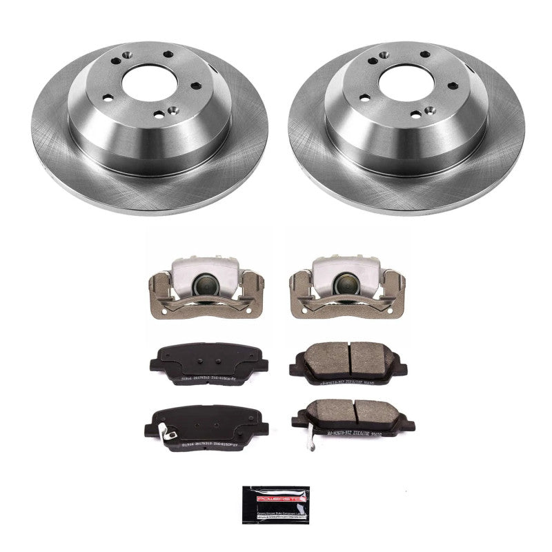 Power Stop 13-16 Hyundai Santa Fe Rear Autospecialty Kit w/Calipers-Brake Kits - OE-Grocery Getter Performance