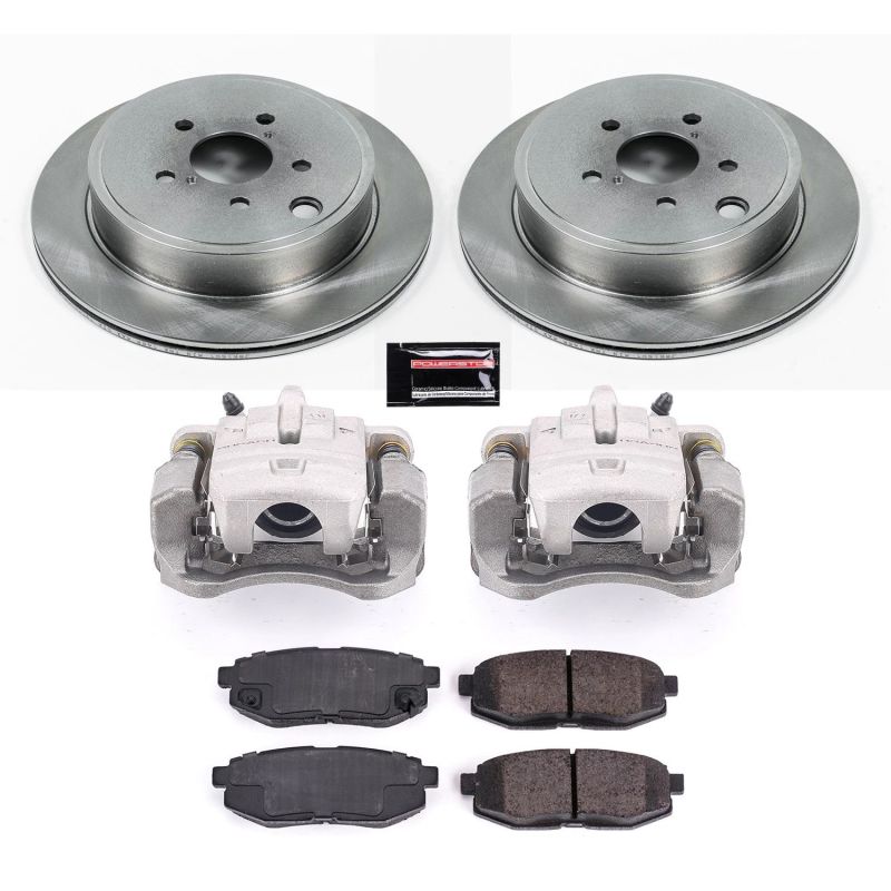 Power Stop 13-16 Scion FR-S Rear Autospecialty Brake Kit w/Calipers-Brake Kits - OE-Grocery Getter Performance