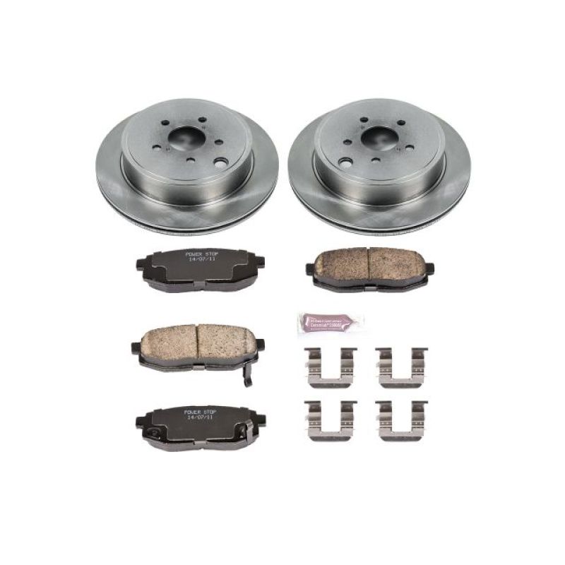 Power Stop 13-16 Scion FR-S Rear Autospecialty Brake Kit-Brake Kits - OE-Grocery Getter Performance