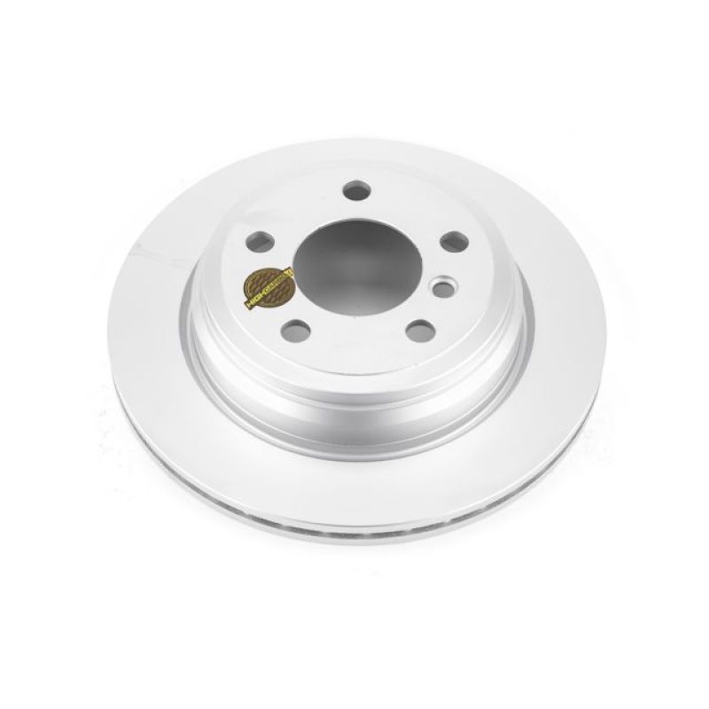 Power Stop 13-18 BMW 320i xDrive Rear Evolution High Carbon Geomet Coated Rotor-Brake Rotors - OE - Cryo-Grocery Getter Performance