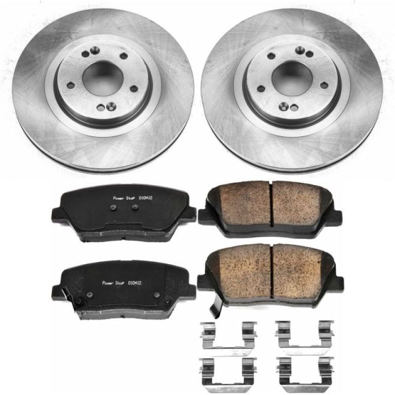 Power Stop 13-18 Hyundai Santa Fe Sport Front Autospecialty Brake Kit-Brake Kits - OE-Grocery Getter Performance