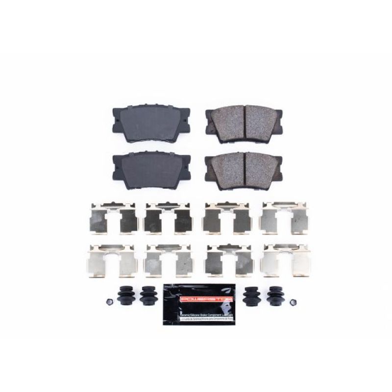 Power Stop 13-18 Lexus ES300h Rear Z23 Evolution Sport Brake Pads w/Hardware-Brake Pads - Performance-Grocery Getter Performance