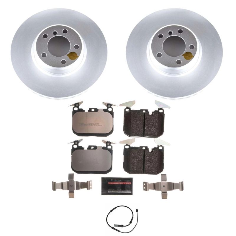Power Stop 14-16 BMW 228i Front Euro-Stop Brake Kit-Brake Kits - OE-Grocery Getter Performance