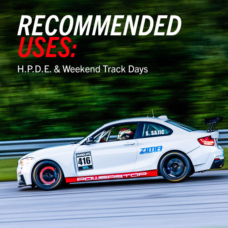 Power Stop 14-16 BMW 228i Front Track Day Brake Pads-Brake Pads - Racing-Grocery Getter Performance