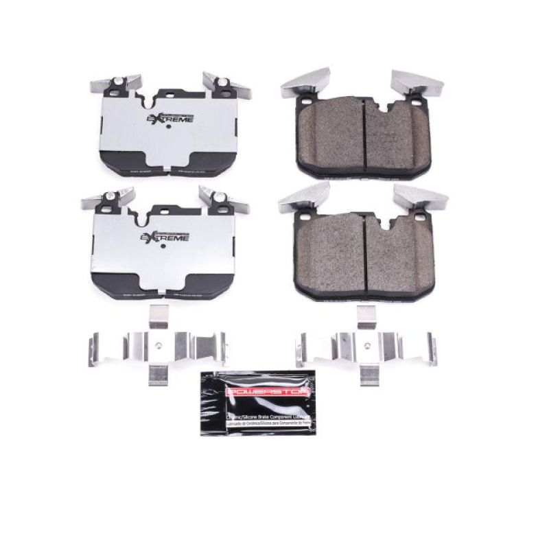 Power Stop 14-16 BMW 228i Front Z26 Extreme Street Brake Pads w/Hardware-Brake Pads - Performance-Grocery Getter Performance