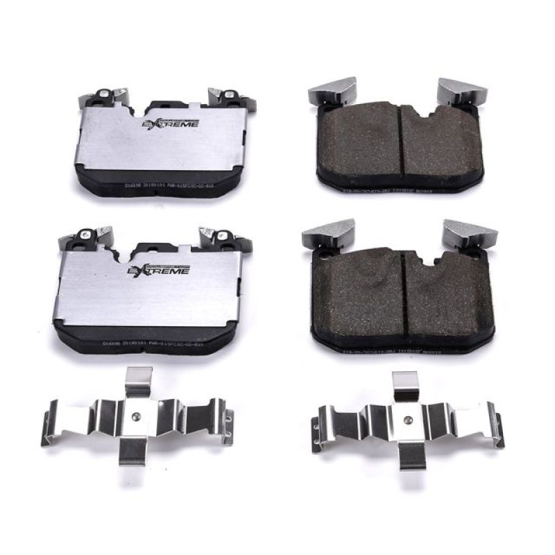 Power Stop 14-16 BMW 228i Front Z26 Extreme Street Brake Pads w/Hardware-Brake Pads - Performance-Grocery Getter Performance