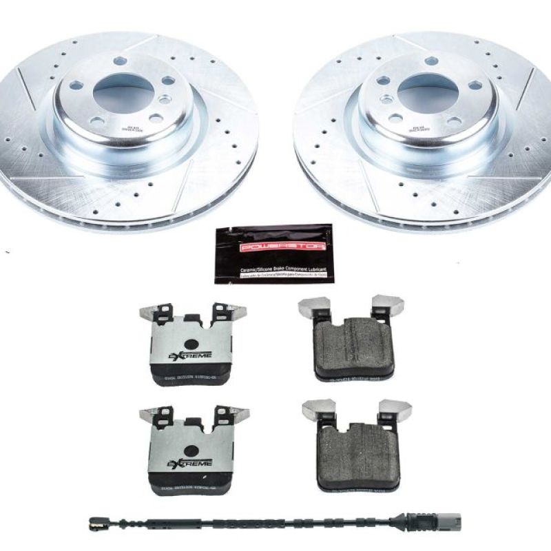 Power Stop 14-16 BMW 228i Rear Z26 Street Warrior Brake Kit-Brake Kits - Performance D&S-Grocery Getter Performance