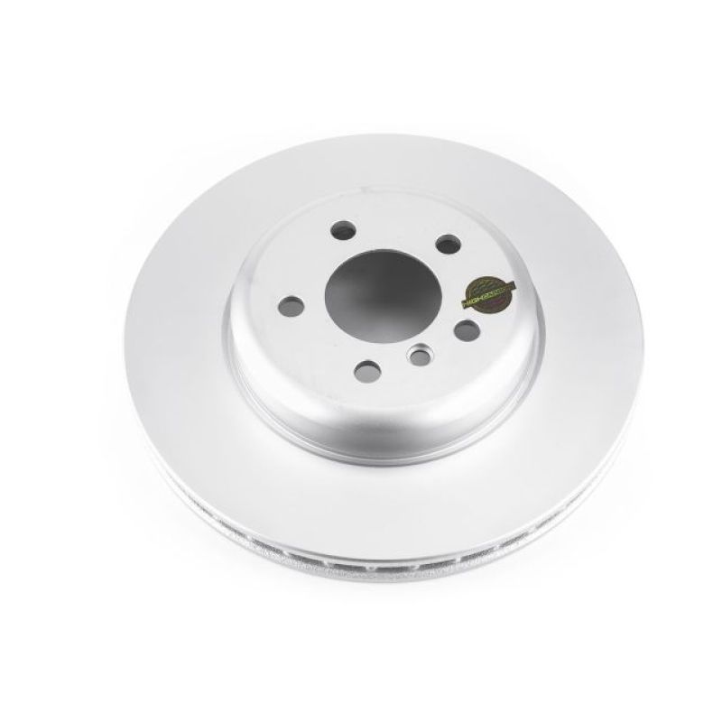 Power Stop 14-16 BMW 535d Front Evolution High Carbon Geomet Coated Rotor-Brake Rotors - OE - Cryo-Grocery Getter Performance