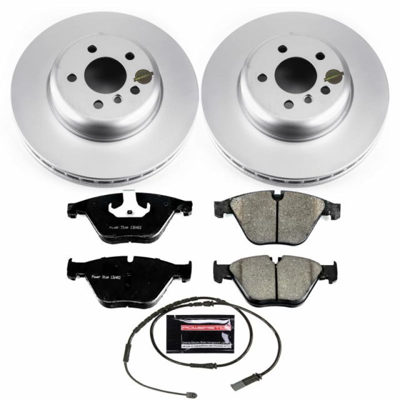 Power Stop 14-16 BMW 535d Front Z23 Evolution Sport Coated Brake Kit-Brake Kits - Performance D&S-Grocery Getter Performance
