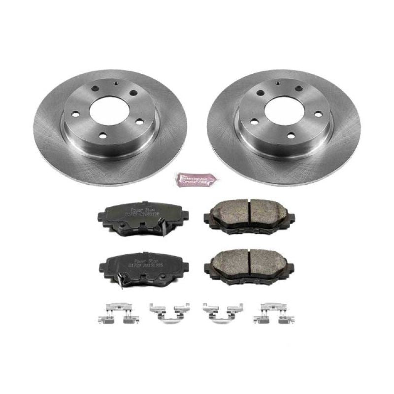 Power Stop 14-16 Mazda 3 Rear Autospecialty Brake Kit-Brake Kits - OE-Grocery Getter Performance