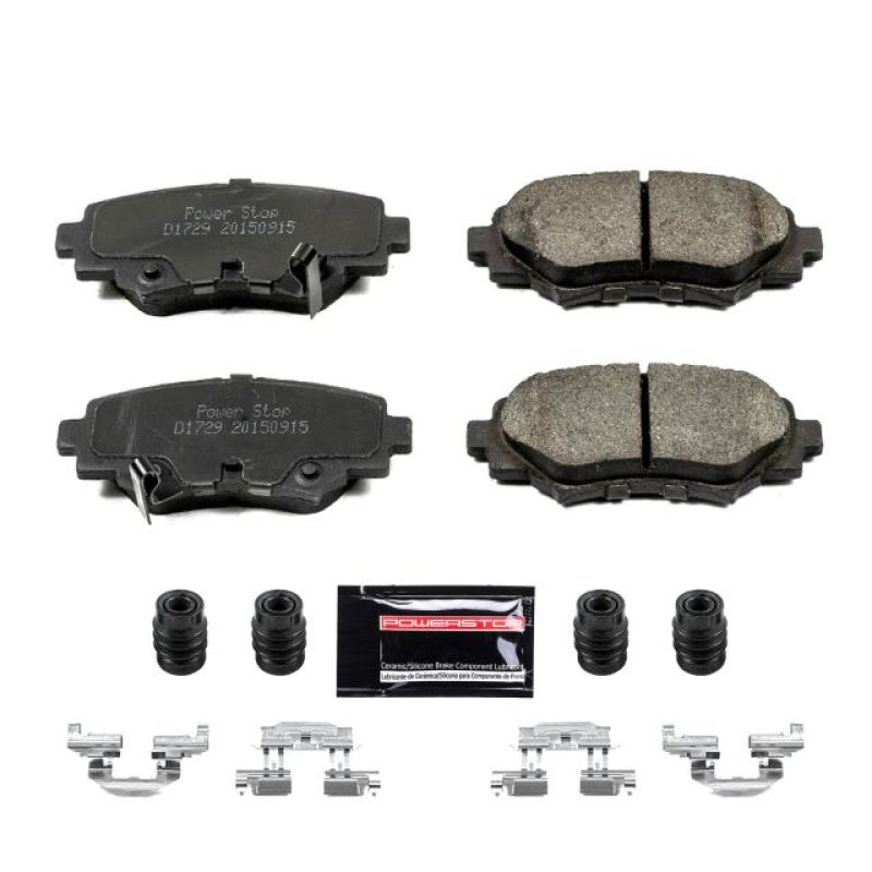 Power Stop 14-16 Mazda 3 Rear Z23 Evolution Sport Brake Pads w/Hardware-Brake Pads - Performance-Grocery Getter Performance
