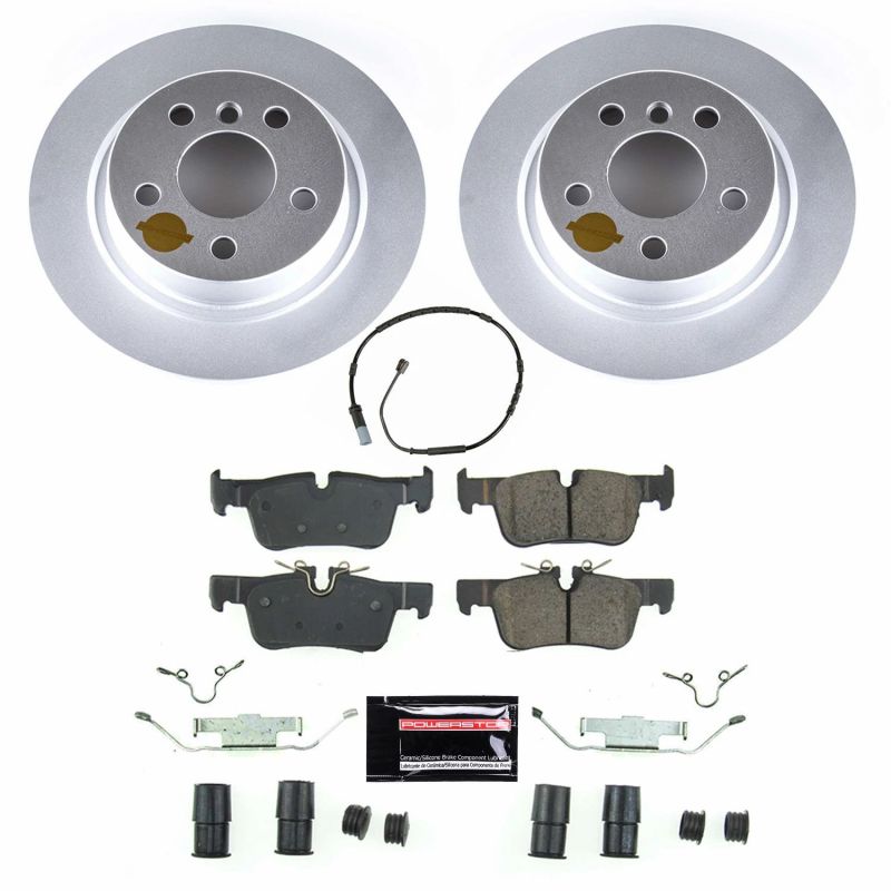 Power Stop 14-19 BMW i3 Rear Z23 Evolution Sport Coated Brake Kit-Brake Kits - Performance D&S-Grocery Getter Performance