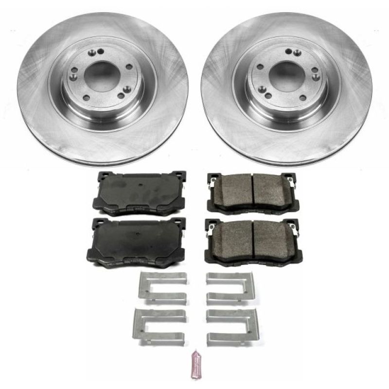Power Stop 15-16 Hyundai Genesis Front Autospecialty Brake Kit-Brake Kits - OE-Grocery Getter Performance