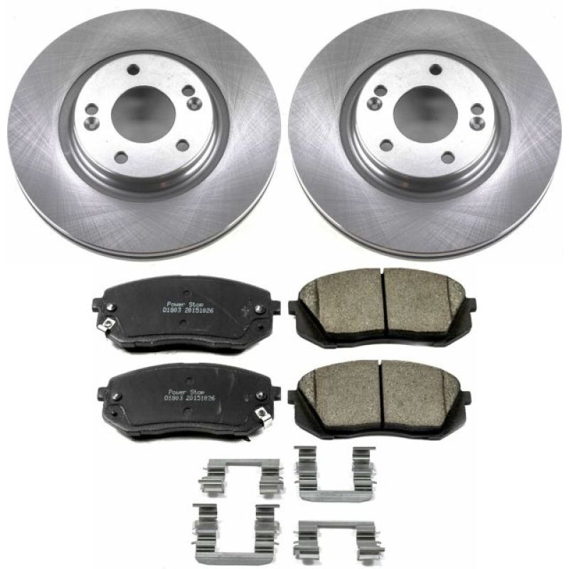 Power Stop 15-16 Hyundai Sonata Front Autospecialty Brake Kit-Brake Kits - OE-Grocery Getter Performance
