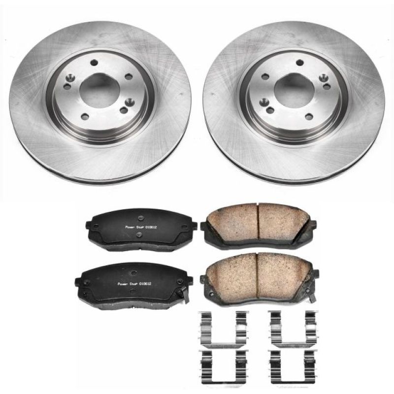 Power Stop 15-16 Hyundai Sonata Front Autospecialty Brake Kit-Brake Kits - OE-Grocery Getter Performance