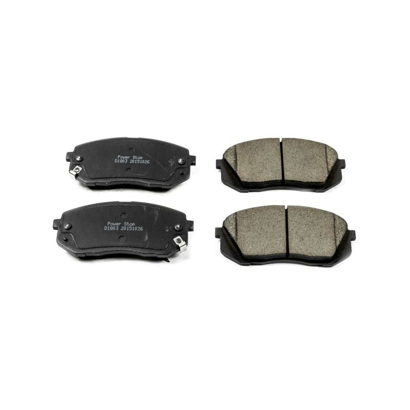 Power Stop 15-16 Hyundai Sonata Front Z16 Evolution Ceramic Brake Pads-Brake Pads - OE-Grocery Getter Performance