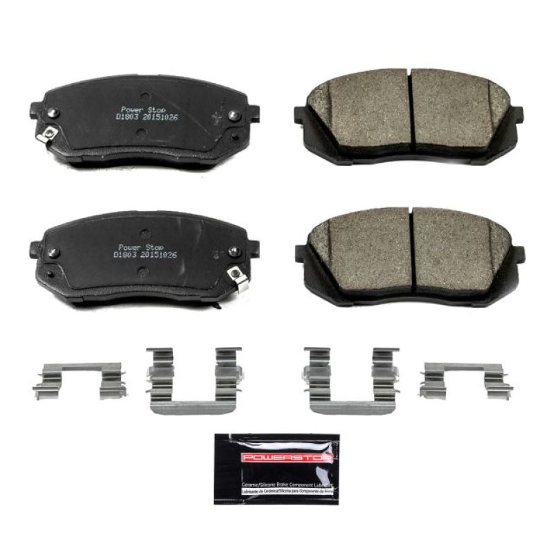 Power Stop 15-16 Hyundai Sonata Front Z23 Evolution Sport Brake Pads w/Hardware-Brake Pads - Performance-Grocery Getter Performance