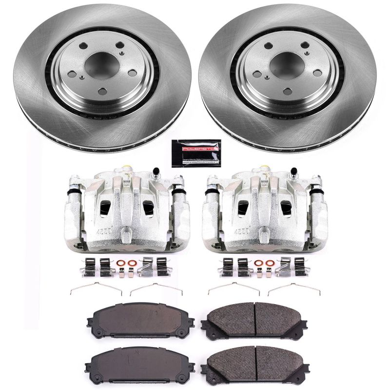 Power Stop 15-17 Lexus NX200t Front Autospecialty Brake Kit w/Calipers-Brake Kits - OE-Grocery Getter Performance