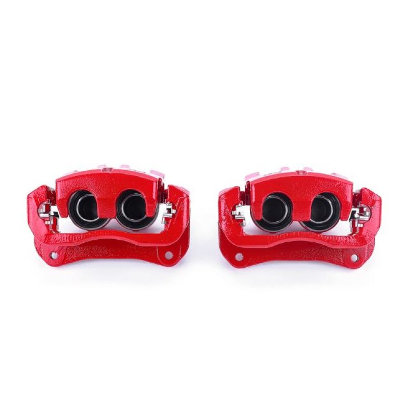 Power Stop 15-17 Lexus NX200t Front Red Calipers w/Brackets - Pair-Brake Calipers - Perf-Grocery Getter Performance