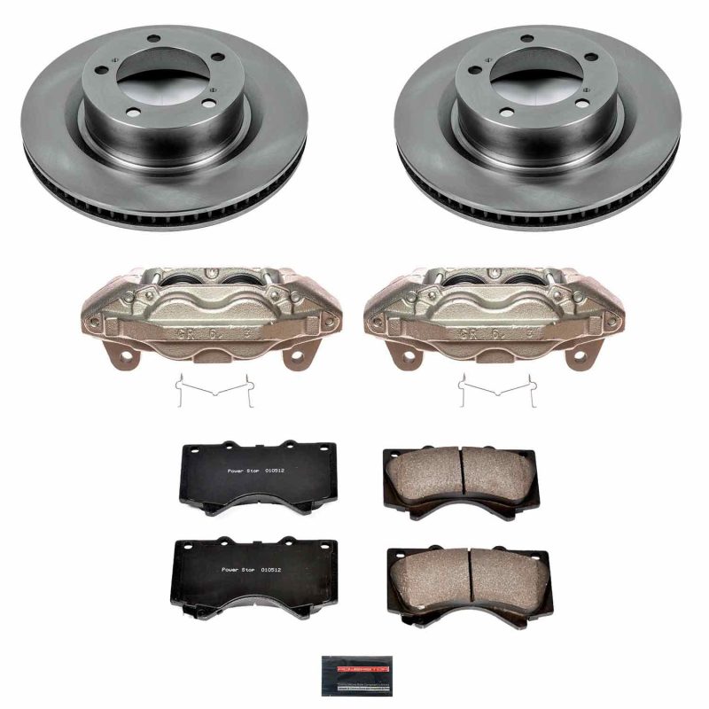 Power Stop 15-21 Toyota Tundra Front Autospecialty Kit w/Cals-Brake Kits - OE-Grocery Getter Performance