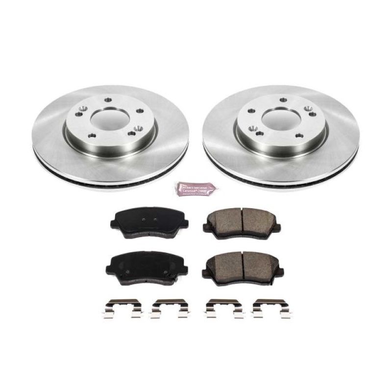 Power Stop 16-17 Hyundai Veloster Front Autospecialty Brake Kit-Brake Kits - OE-Grocery Getter Performance