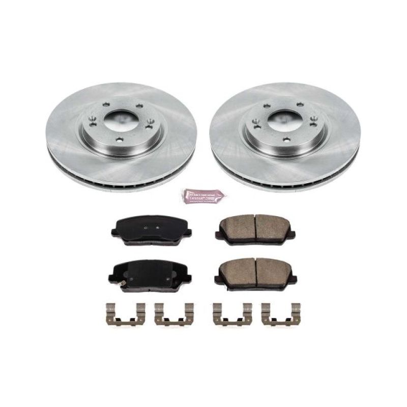 Power Stop 16-17 Hyundai Veloster Front Autospecialty Brake Kit-Brake Kits - OE-Grocery Getter Performance