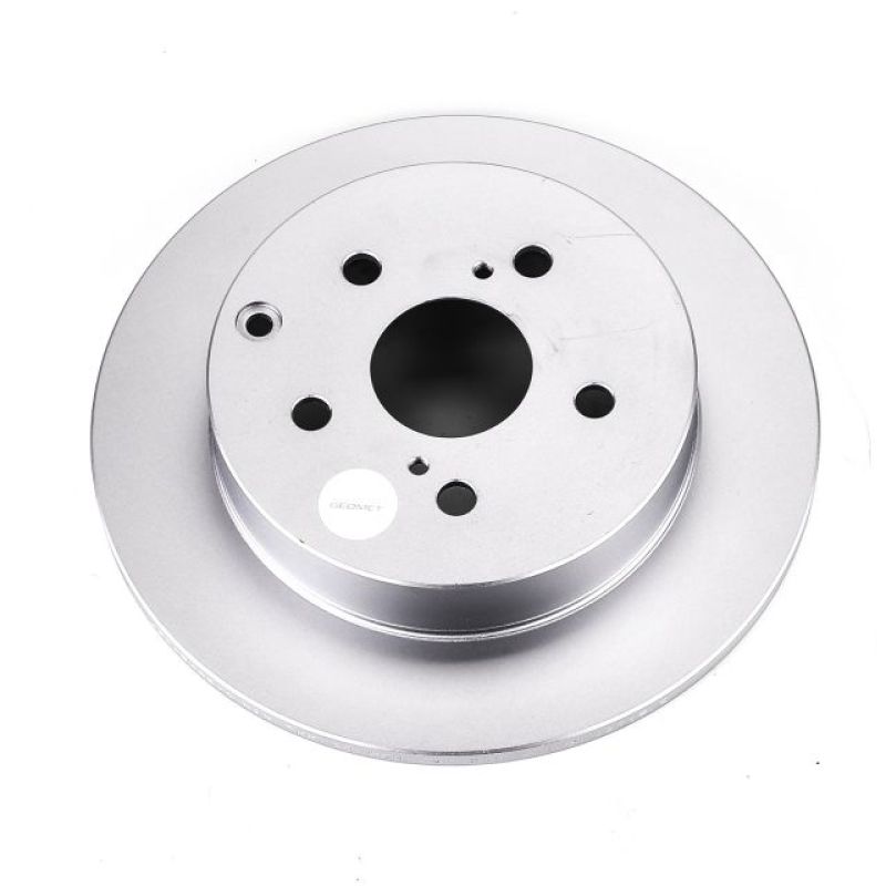 Power Stop 16-17 Toyota Mirai Rear Evolution Geomet Coated Rotor-Brake Rotors - OE - Cryo-Grocery Getter Performance