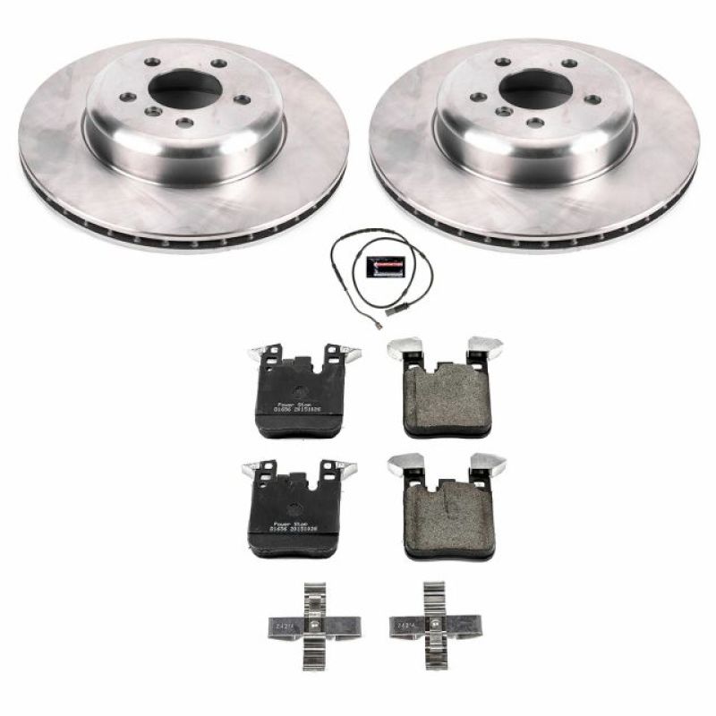 Power Stop 16-18 BMW 320i xDrive Rear Autospecialty Brake Kit-Brake Kits - OE-Grocery Getter Performance
