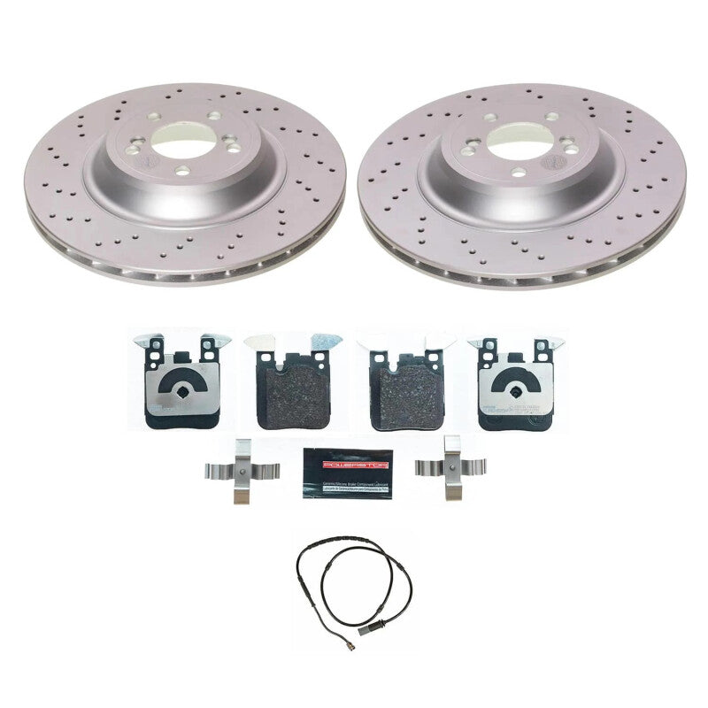 Power Stop 16-18 BMW M2 Rear Eurostop Brake Kit-Brake Kits - OE-Grocery Getter Performance