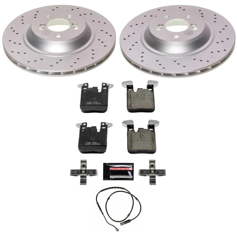 Power Stop 16-18 BMW M2 Rear Z23 Coated Brake Kit-Brake Kits - Performance D&S-Grocery Getter Performance