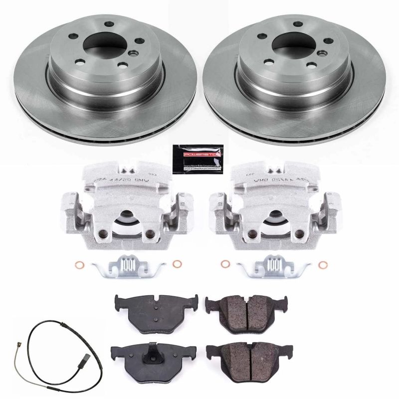 Power Stop 16-18 BMW X5 Rear Autospecialty Brake Kit w/Calipers-Brake Kits - OE-Grocery Getter Performance