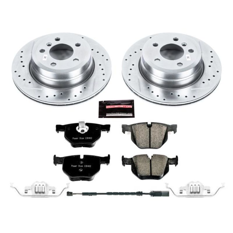 Power Stop 16-18 BMW X5 Rear Z23 Evolution Sport Brake Kit-Brake Kits - Performance D&S-Grocery Getter Performance