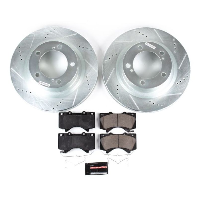 Power Stop 16-18 Lexus LX570 Front Z23 Evolution Sport Brake Kit-Brake Kits - Performance D&S-Grocery Getter Performance