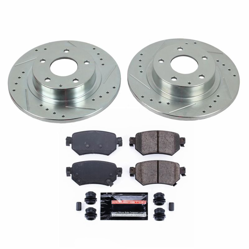 Power Stop 16-18 Mazda 6 Rear Z23 Evolution Sport Brake Kit-Brake Kits - Performance D&S-Grocery Getter Performance