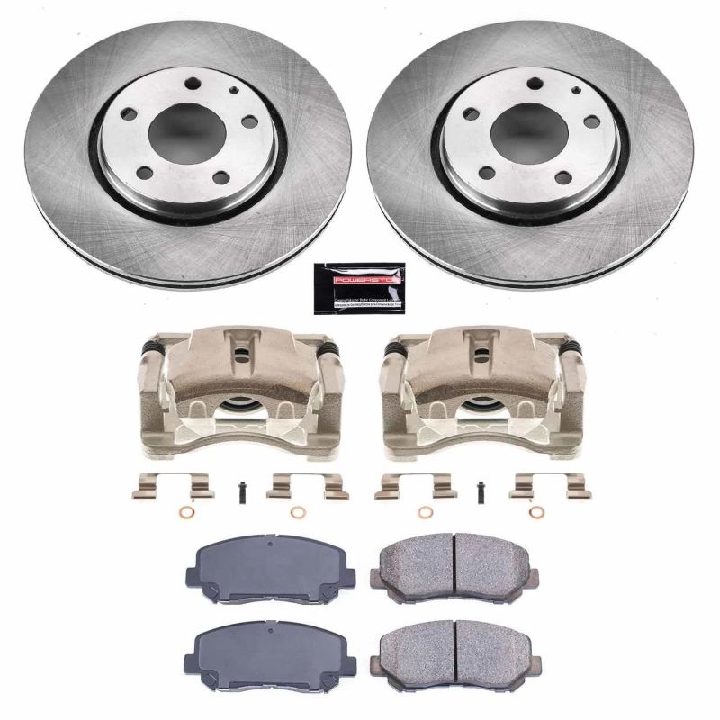 Power Stop 16-18 Mazda CX-5 Front Autospecialty Brake Kit w/Calipers-Brake Kits - OE-Grocery Getter Performance