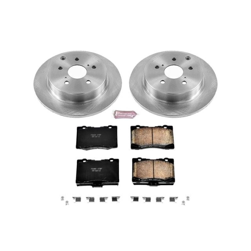 Power Stop 16-18 Toyota Mirai Rear Autospecialty Brake Kit-Brake Kits - OE-Grocery Getter Performance