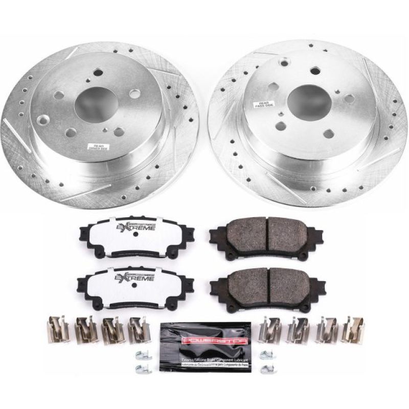 Power Stop 16-18 Toyota Mirai Rear Z36 Truck & Tow Brake Kit-Brake Kits - Performance D&S-Grocery Getter Performance