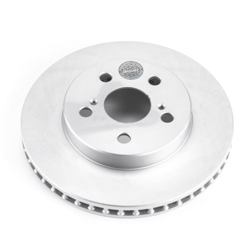 Power Stop 16-18 Toyota Prius Front Evolution Geomet Coated Rotor-Brake Rotors - OE - Cryo-Grocery Getter Performance