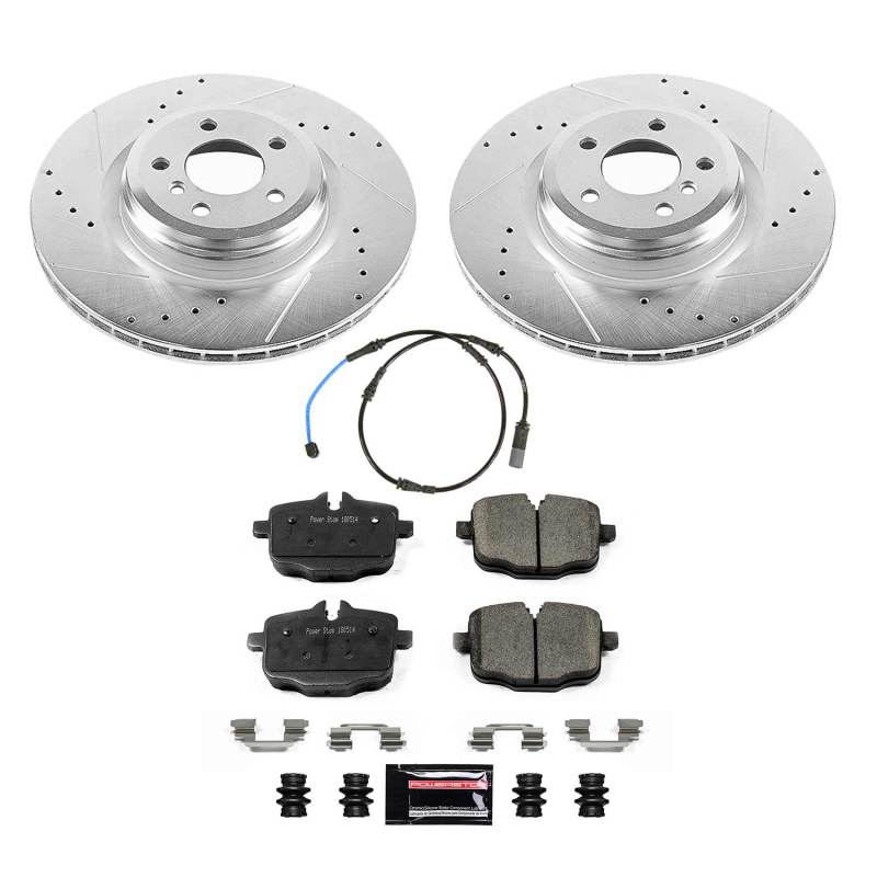 Power Stop 16-19 BMW Alpina B6 xDrive Gran Coupe Rear Z23 Evolution Brake Kit-Brake Kits - Performance D&S-Grocery Getter Performance