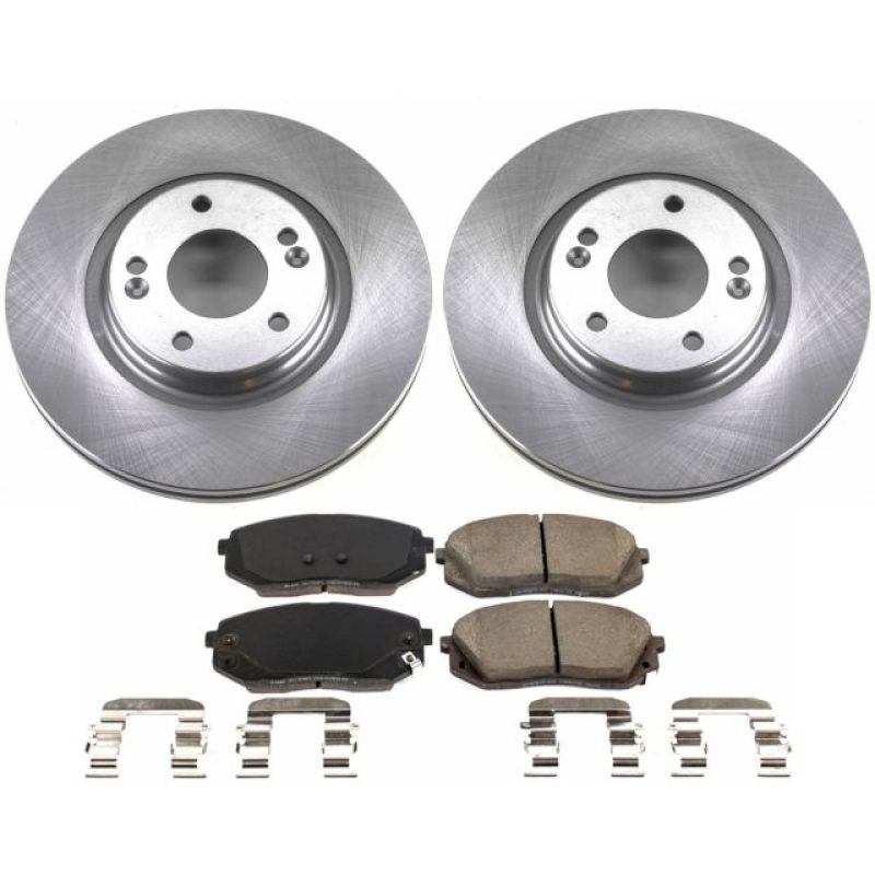 Power Stop 16-19 Hyundai Sonata Front Autospecialty Brake Kit-Brake Kits - OE-Grocery Getter Performance