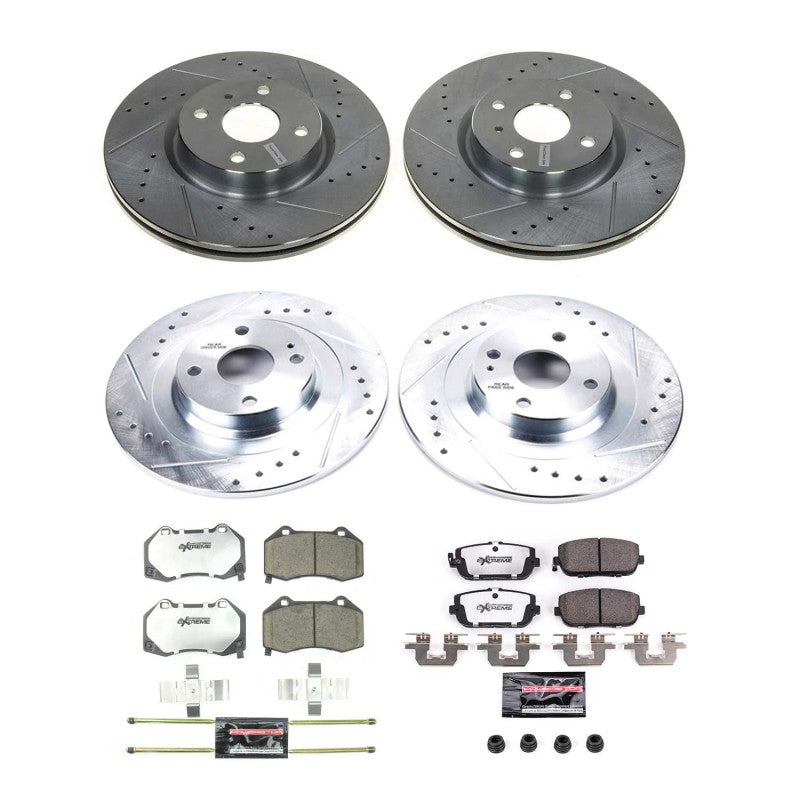 Power Stop 16-22 Mazda MX-5 Miata Front & Rear Z26 Street Brake Kit-Brake Kits - Performance D&S-Grocery Getter Performance